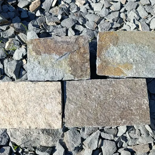 Adoquín cotón, cuatro piezas de tonos distintos